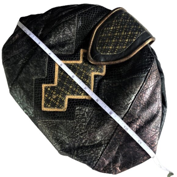 Vintage 80s Hala multicolour 'metalic 'crossbody or clutch purse bag - Picture 10 of 16